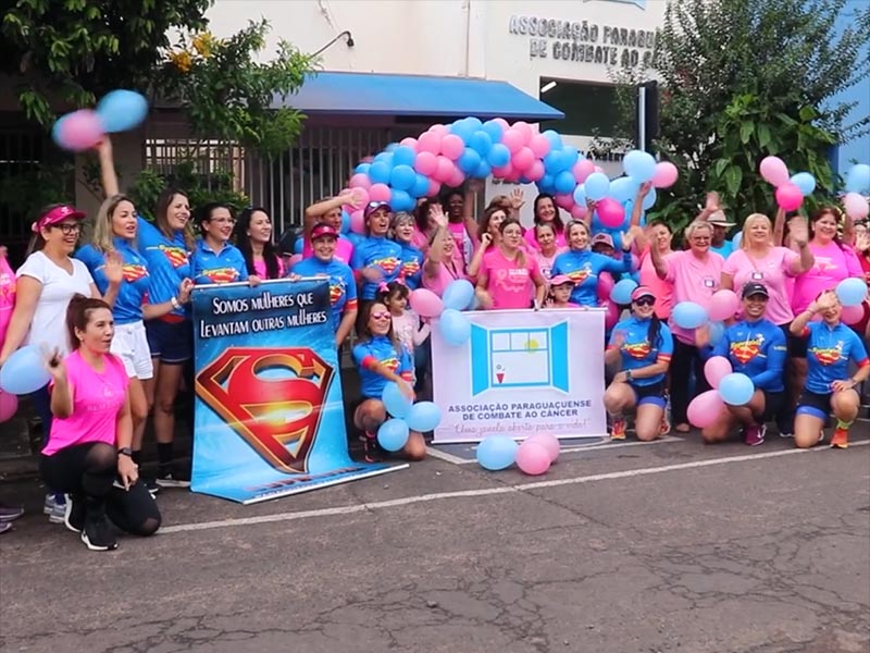 Associação de Combate ao Câncer e Super Girls realizam 3ª Caminhada Solidária