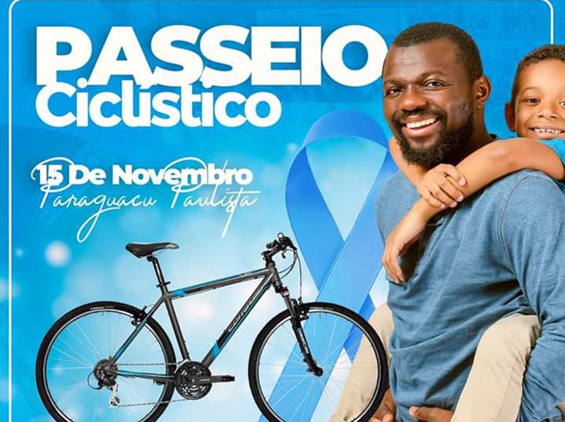 Novembro Azul será marcado por passeio ciclístico em Paraguaçu