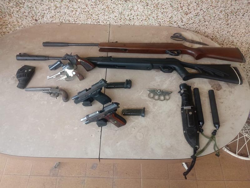 Armas de fogo são apreendidas em residência em Rancharia durante mutirão de limpeza