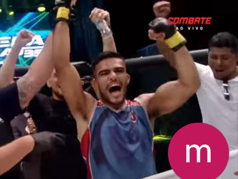 Paraguaçuense Micael Braga vence luta em evento de MMA no Rio de Janeiro