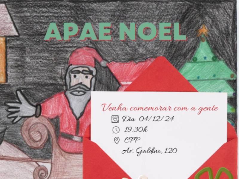 Tradicional APAE Noel está marcada para o dia 4 de dezembro em Paraguaçu Paulista