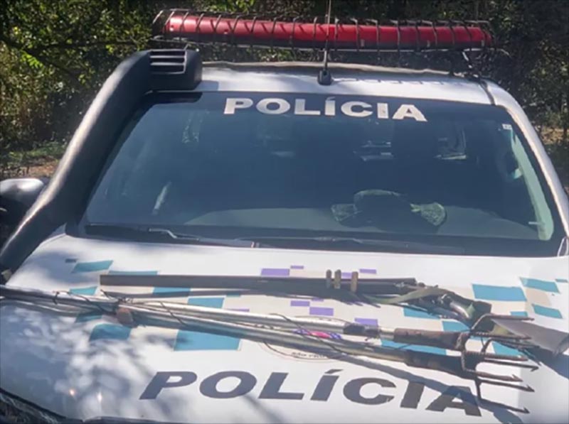 Homem armado com espingarda é preso por suspeita de caça ilegal em represa de Palmital