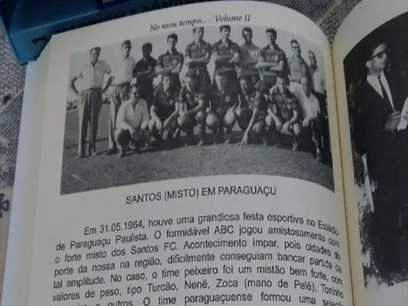 Rei do futebol, Pelé assistiu a uma partida do E.C Paraguaçuense em 1993