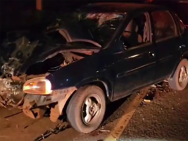 Acidente entre carro e moto mata casal na Rodovia Vicinal Hélio Gomes em Epitácio