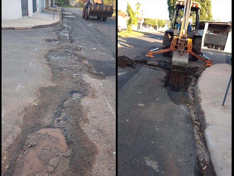 Prefeitura instala sarjetão no Jardim das Oliveiras, em Paraguaçu Paulista