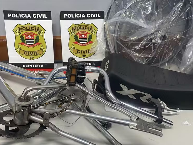 Peças de bicicleta do menino Matheus são encontradas em Assis, segundo a polícia