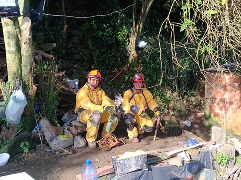 Bombeiro de Paraguaçu que atuou no resgate de vítimas em Santos relata experiência