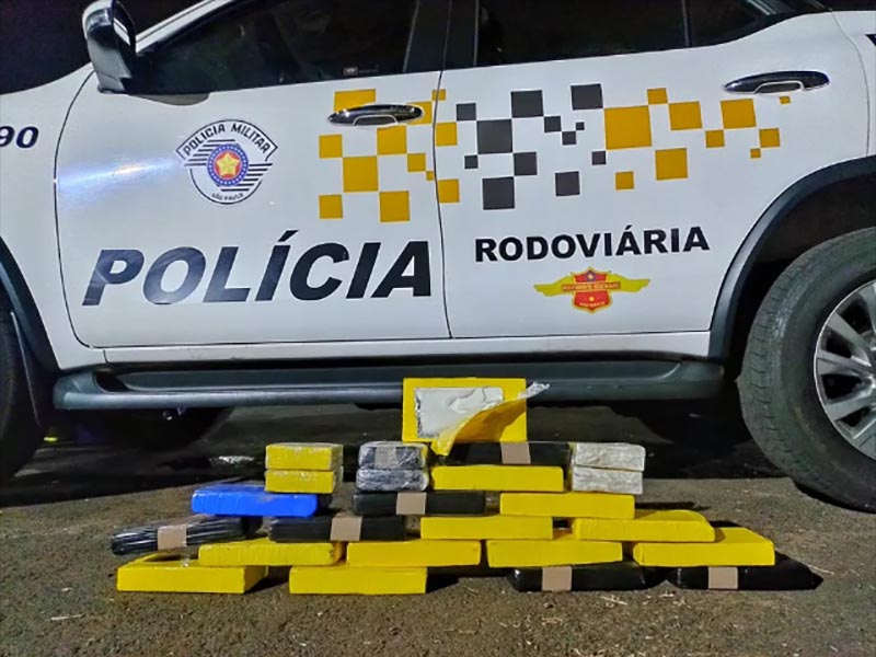 Boliviano é preso com mais de 20 quilos de cocaína na Rodovia Raposo Tavares em Palmital