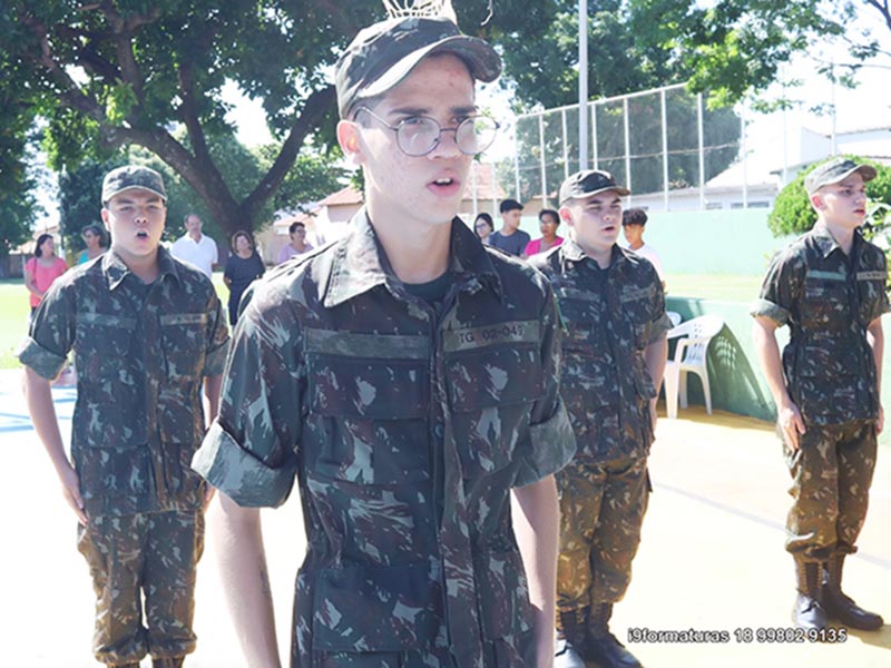 Tiro de Guerra realiza Formatura de Matrícula em Paraguaçu Paulista