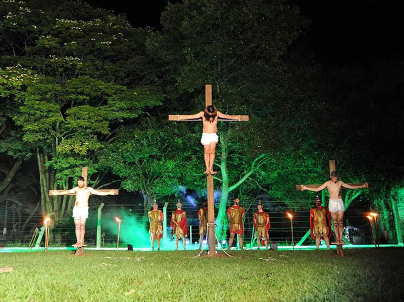 Paróquia Nossa Senhora da Paz convida voluntários para a montagem da Paixão de Cristo 2024