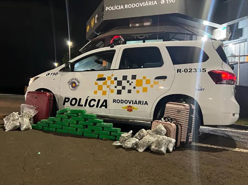 Polícia Rodoviária prende duas mulheres que viajavam com pacotes de maconha em Ourinhos