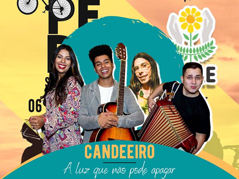 Domingo tem pedal solidário e forró com o grupo Candeeiro no distrito de Sapezal