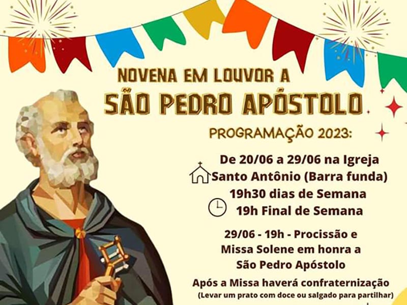 Comunidade São Pedro promove novena e venda de doces juninos em Paraguaçu