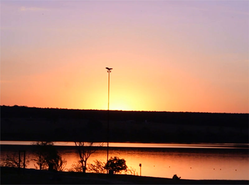 Sempre tem um pôr-do-sol esperando para ser visto! Grande Lago de Paraguaçu Paulista