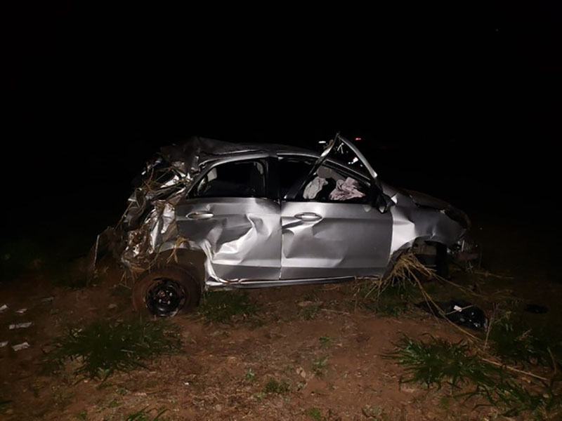 Suspeito morre após capotar carro roubado de motorista de aplicativo em Rancharia
