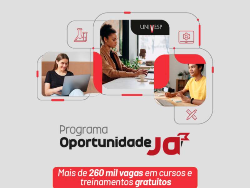 Univesp lança página eletrônica com mais de 260 mil vagas em cursos e treinamentos gratuitos