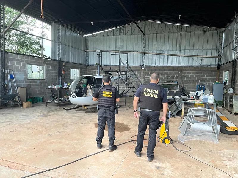 Aeronave usada por quadrilha de tráfico internacional de drogas é apreendida em Paraguaçu Paulista