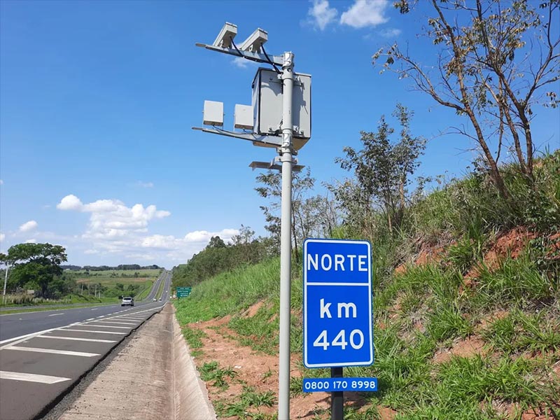 Novos radares de velocidade são instalados na Rod. Assis Chateaubriand em cidades do Oeste Paulista