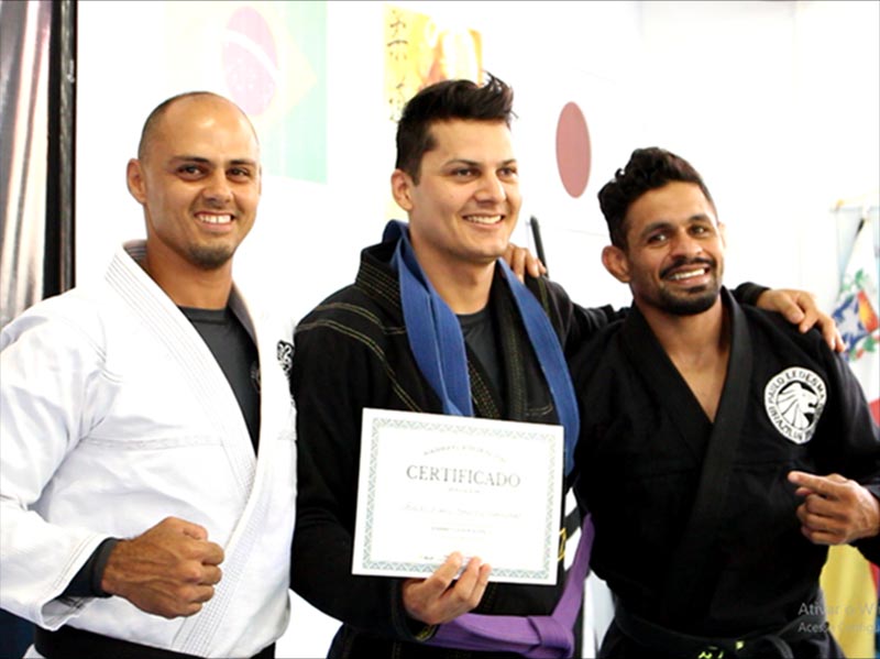 Projeto Social Guerreiros do Bem realiza graduação de atletas de jiu jitsu