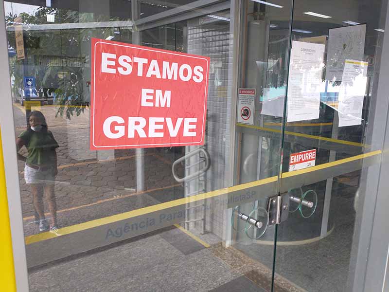 Agência do Banco do Brasil de Paraguaçu adere à greve contra fechamento de agências