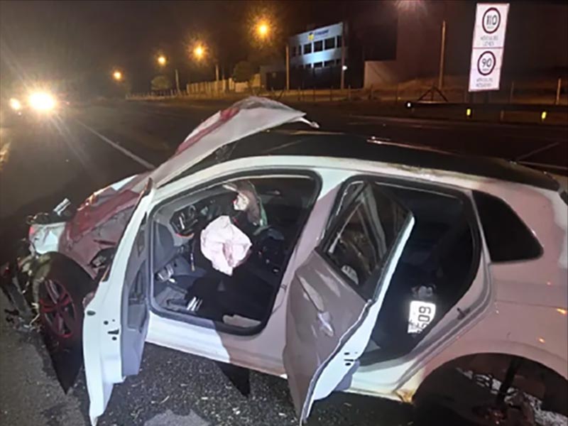 Motorista é arremessado e morre ao capotar carro após colisão traseira em rodovia de Jaú