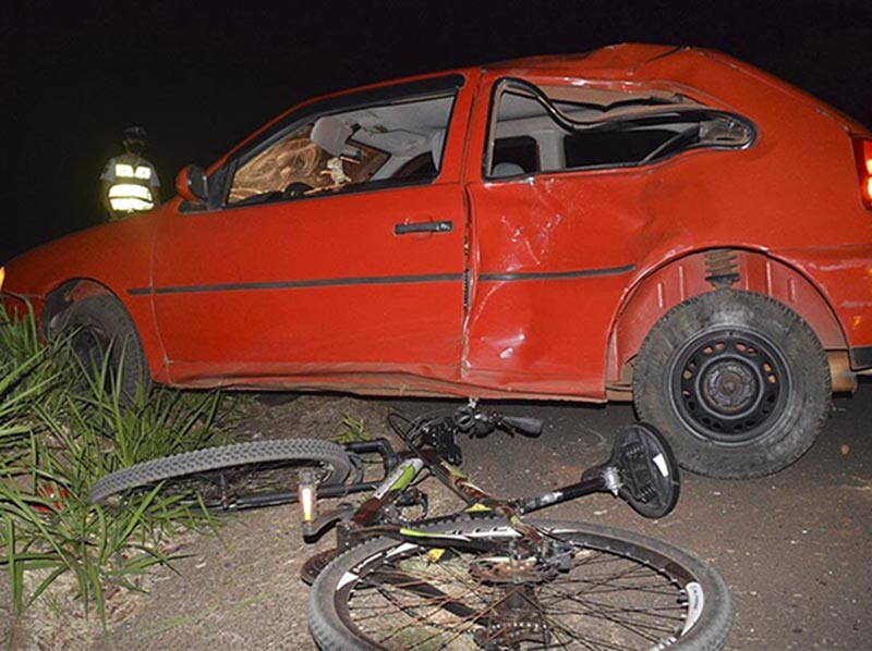 Motorista que atropelou ciclistas em Paraguaçu foi preso por embriaguez