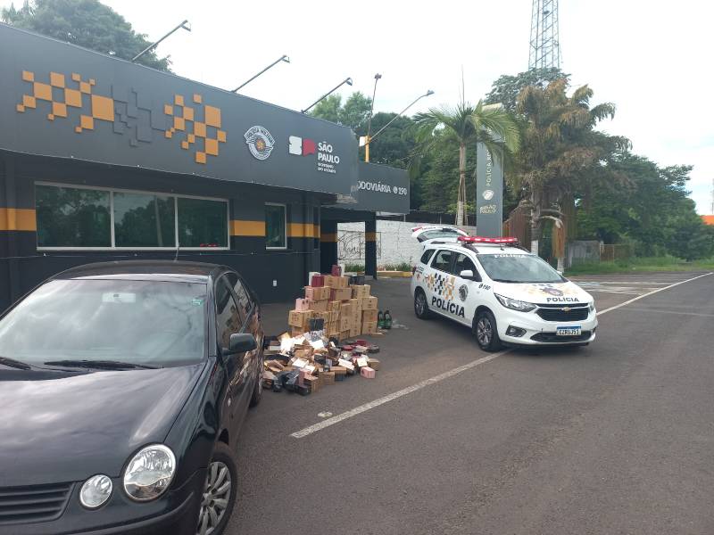 Homem é detido com perfumes, azeite e controles de videogame sem nota fiscal em Marilia