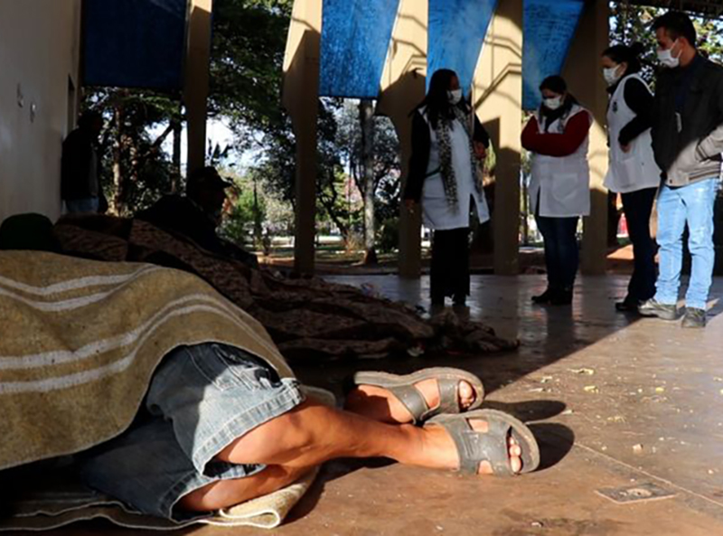 Museu Ferroviário é disponibilizado para acolher moradores de rua em noites frias