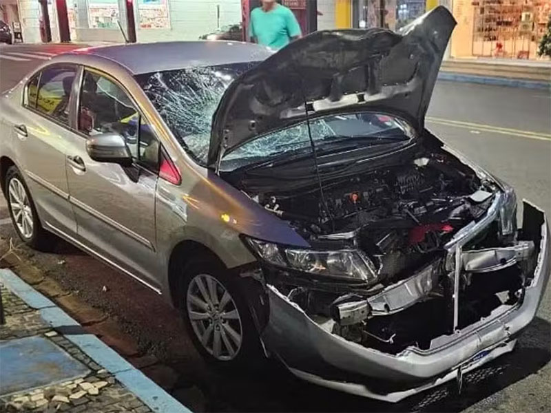 Motociclista morre após ser atingido em alta velocidade por motorista embriagado, em Adamantina