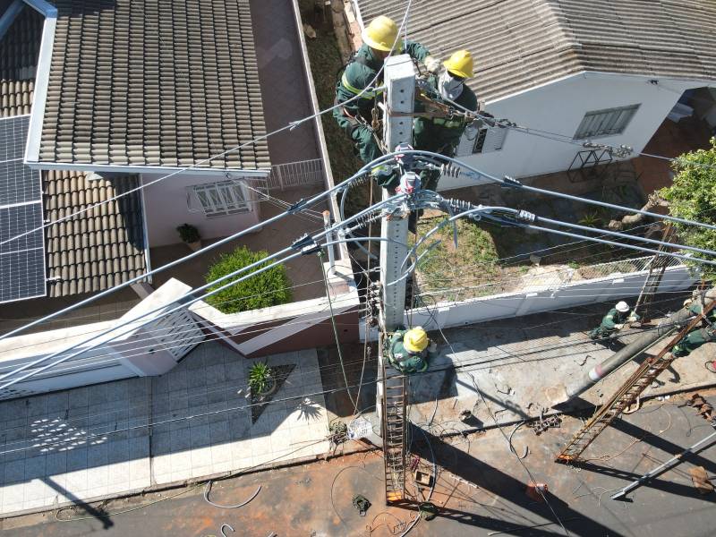 Energisa investe R$ 1,2 milhão em obras no sistema elétrico que atende os moradores de Quatá