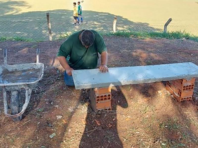 Departamento de Esporte e Lazer trabalha em prol de melhorias do Estádio Carlos Affini