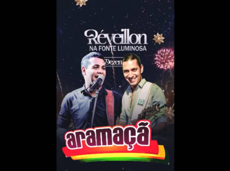 Banda Aramaçã comanda o Show da Virada nesta terça-feira, dia 31, em Paraguaçu Paulista