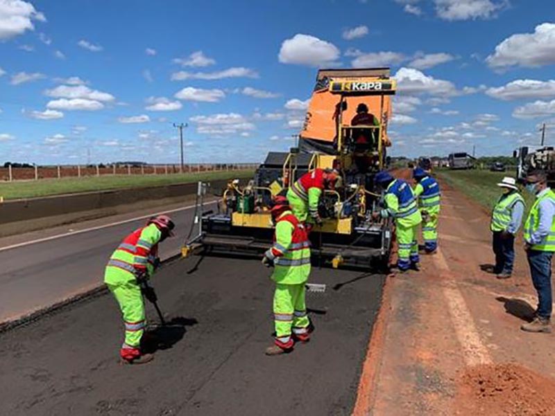 Asfalto ecológico é aplicado na Raposo Tavares, em Assis