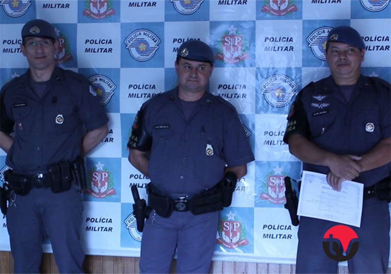 Equipe da Força Tática é homenageada pela Polícia Militar