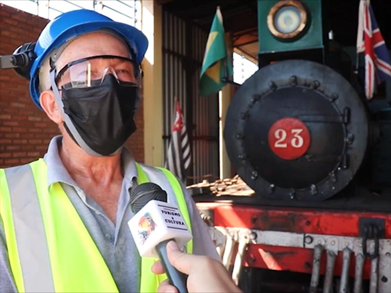 Maquinista da Maria Fumaça fala sobre os últimos testes realizados no trem turístico