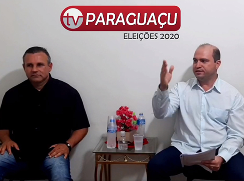 Entrevista com os candidatos a prefeito e vice Dante Mantovani e Adilson Guerino