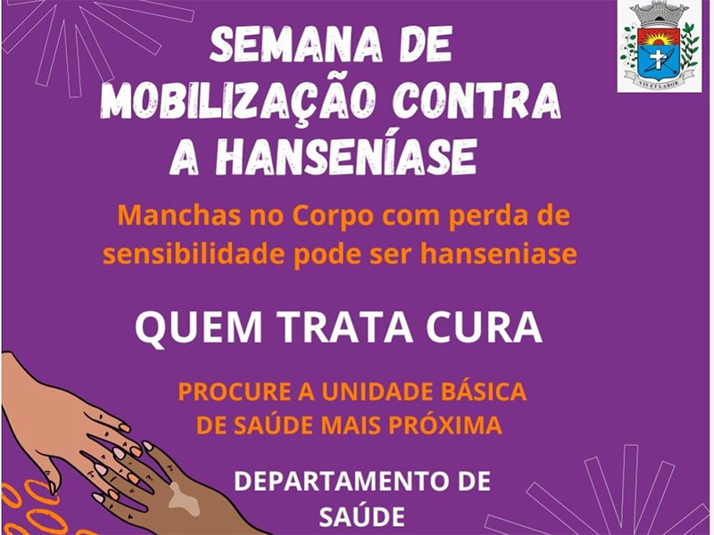 Departamento de Saúde realiza semana de mobilização contra a hanseníase