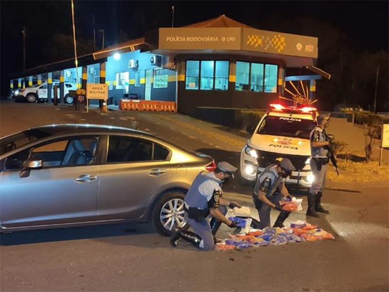 Polícia Rodoviária realiza apreensão por tráfico de drogas em Maracaí