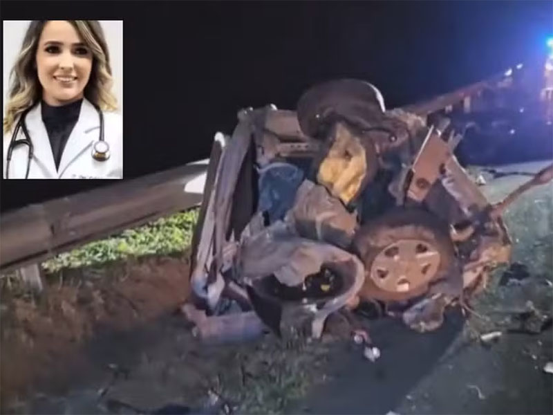 Médica de 27 anos morre em acidente entre carro e carreta no interior de SP