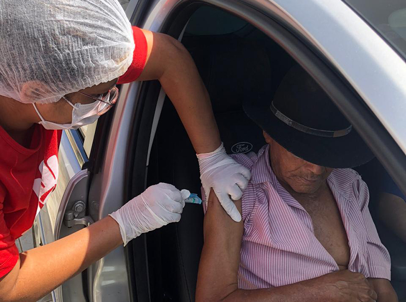 Mais uma etapa de vacinação contra a gripe ocorre em Paraguaçu nesta quarta, dia 8