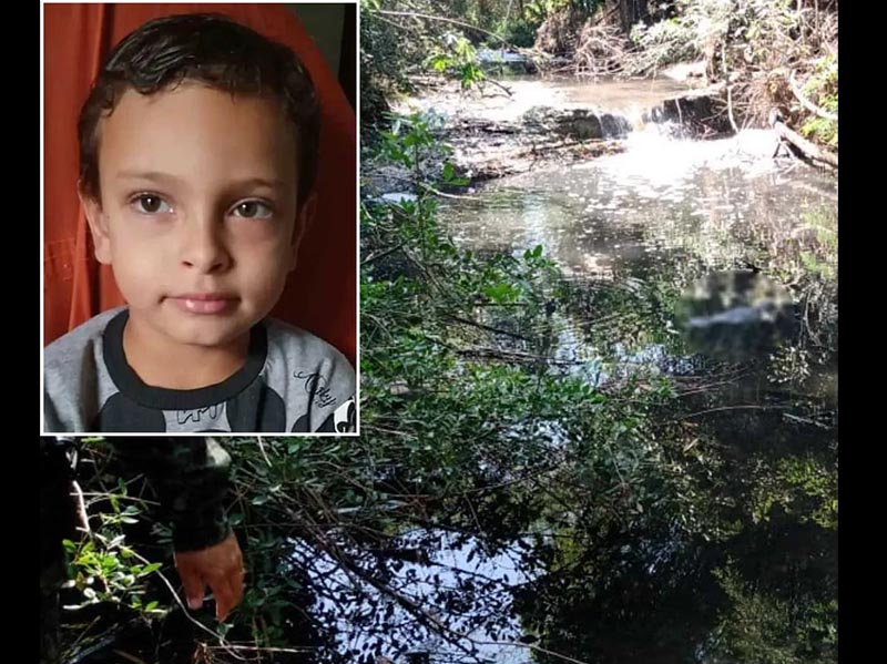 Corpo de menino de 5 anos que estava desaparecido é encontrado em córrego em Santo Anastácio