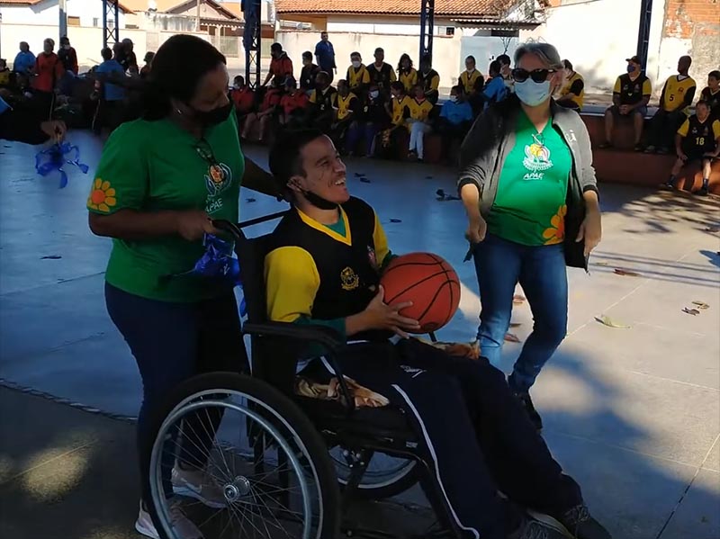 APAE de Paraguaçu Paulista realiza campeonato esportivo como forma de interação entre os alunos