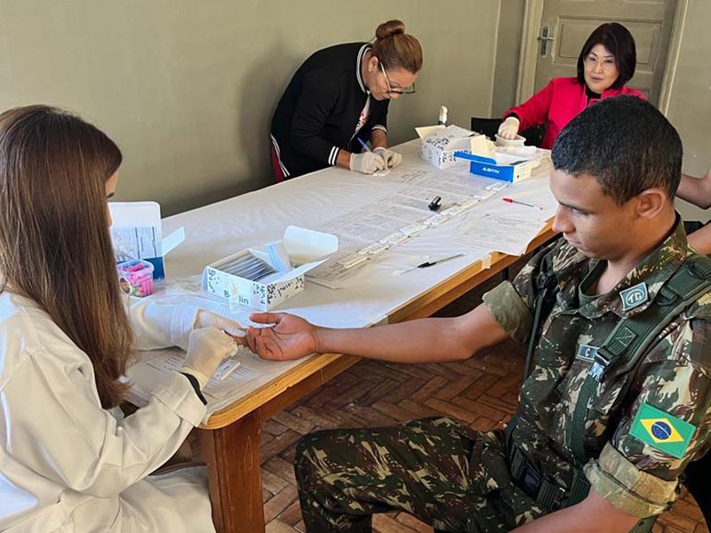 Equipe do SAE/ CTA realiza trabalho de orientação e prevenção com atiradores do Tiro de Guerra