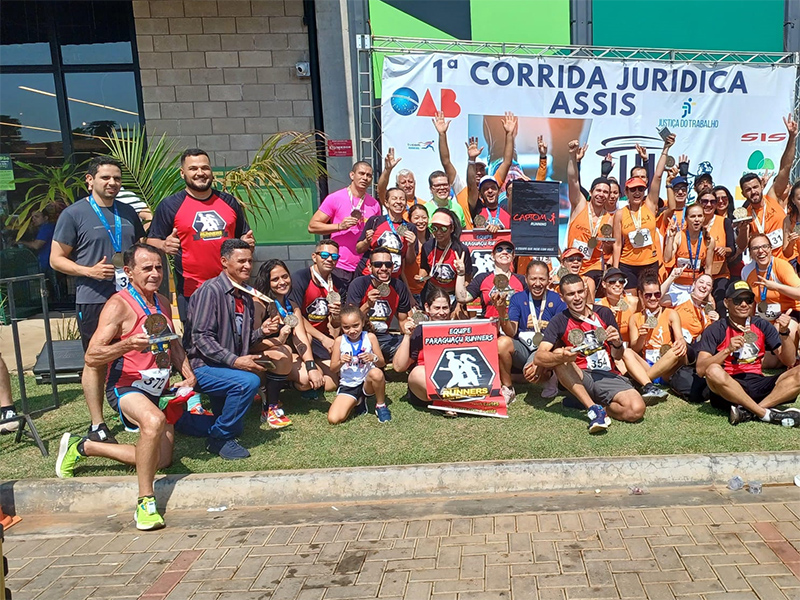 Equipe Paraguaçu Runners é destaque na 1° Corrida Jurídica Contra o Trabalho Infantil em Assis