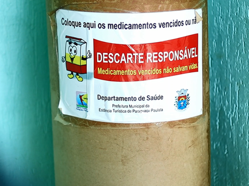 Vai até sexta-feira, dia 12, a Campanha de Descarte Responsável de Medicamentos em Paraguaçu