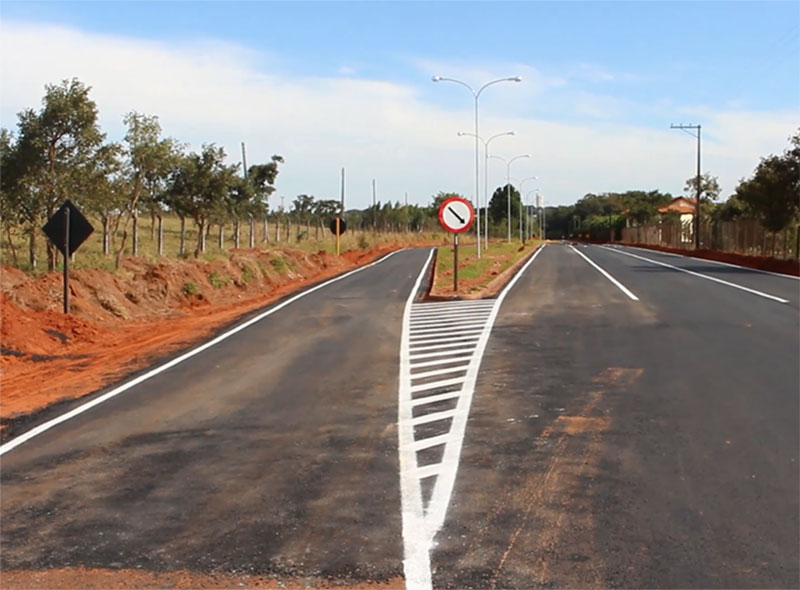 Trevo do Balneário Municipal é concluído e vicinal é liberada para veículos