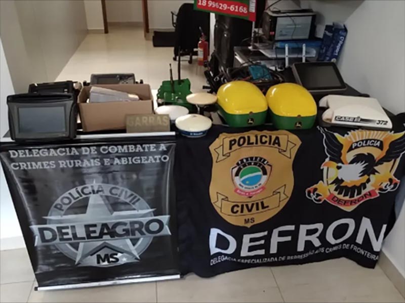 Polícia Civil apreende equipamentos agrícolas furtados durante operação em Assis