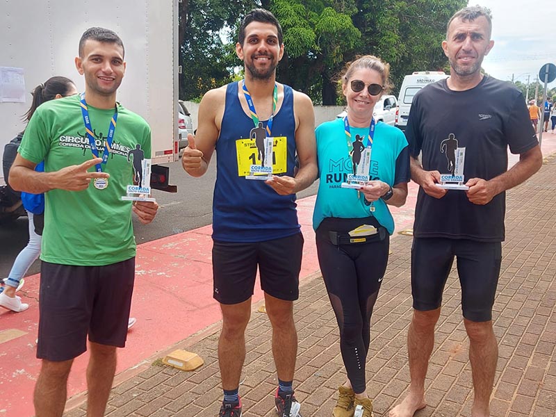 Equipe de Corrida de Rua de Paraguaçu finaliza ano com conquista de pódio em dois eventos na região