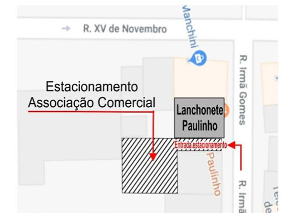 Associação Comercial Paraguaçu Paulista abre vagas de estacionamento para associados