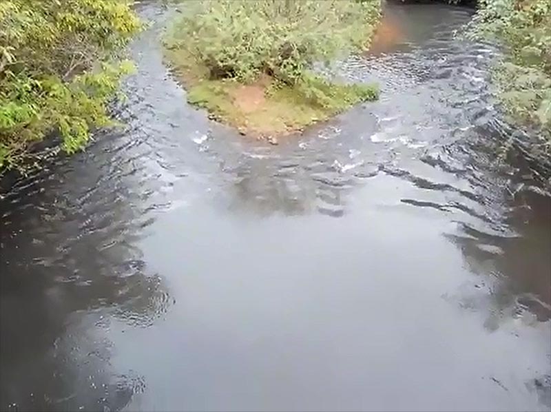 Rio Capivara continua sendo poluído em Paraguaçu Paulista